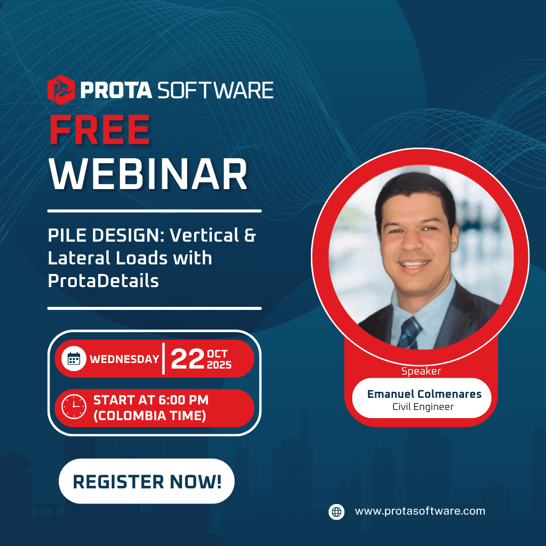 Diseño de pilotes verticales y laterales – Webinar de ProtaDetails