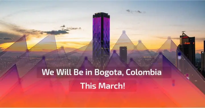 ¡Estaremos en Bogotá, Colombia este marzo!