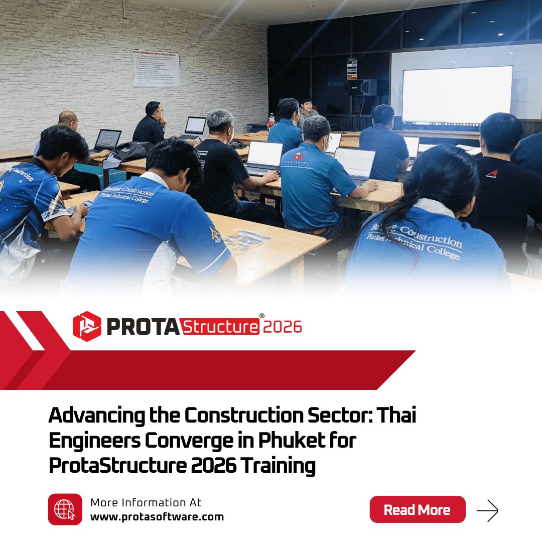 Impulsando el sector de la construcción: ingenieros tailandeses se reúnen en Phuket para la capacitación en ProtaStructure 2026