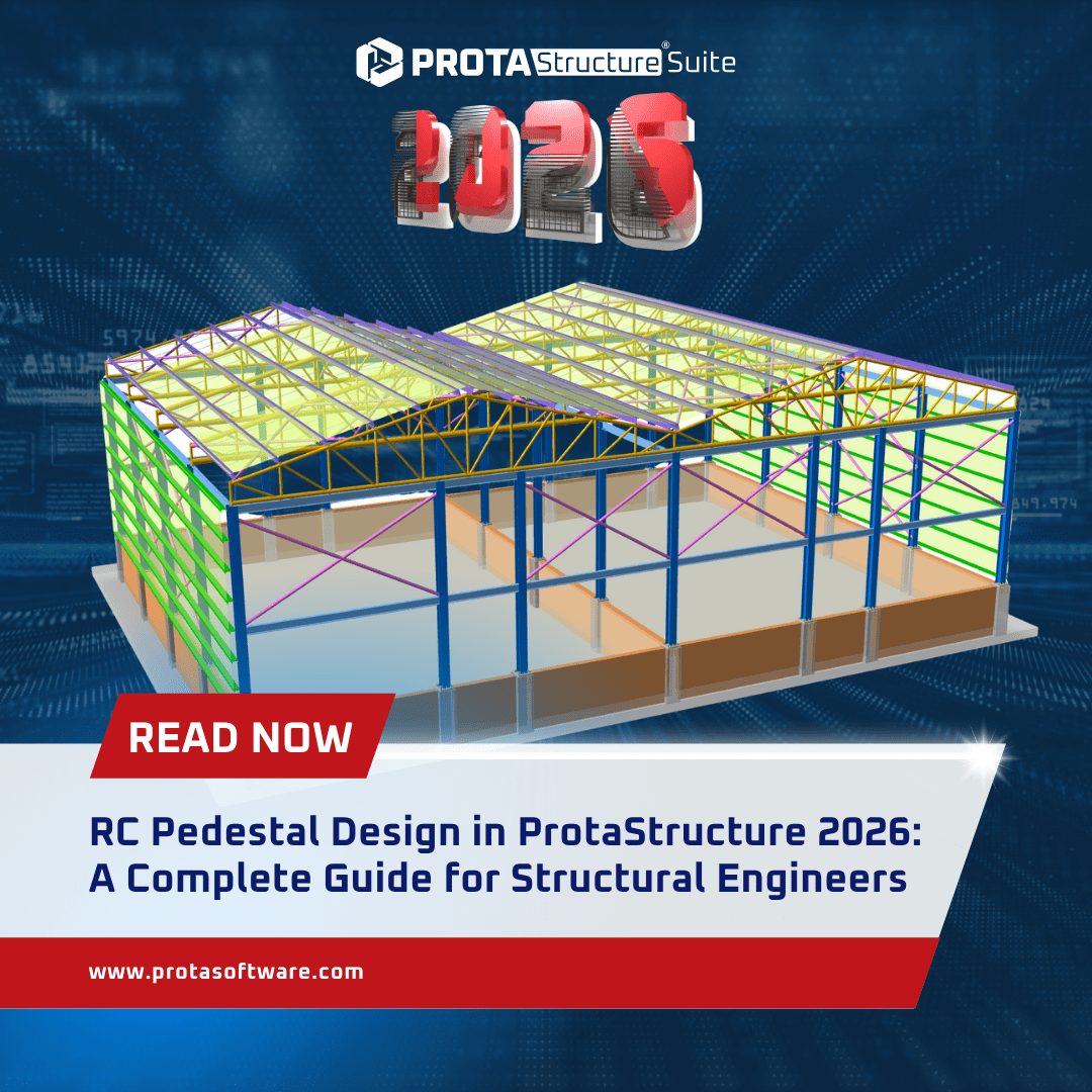 Diseño de pedestales de hormigón armado en ProtaStructure 2026: guía completa para ingenieros estructurales