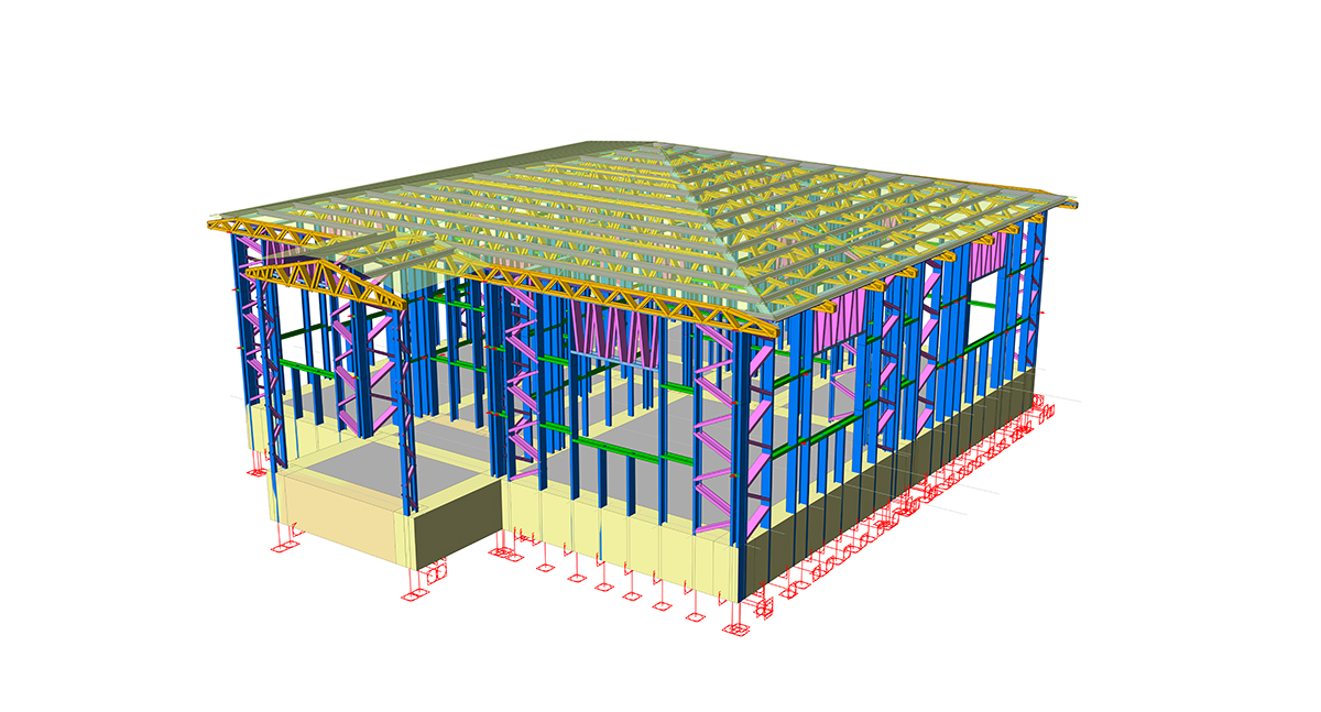 Vivienda sostenible con estructura ligera de acero