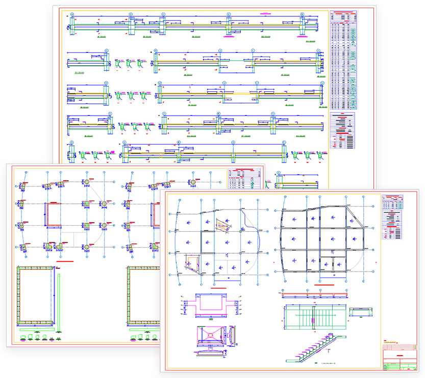 Une automatisation unique des plans de ferraillage