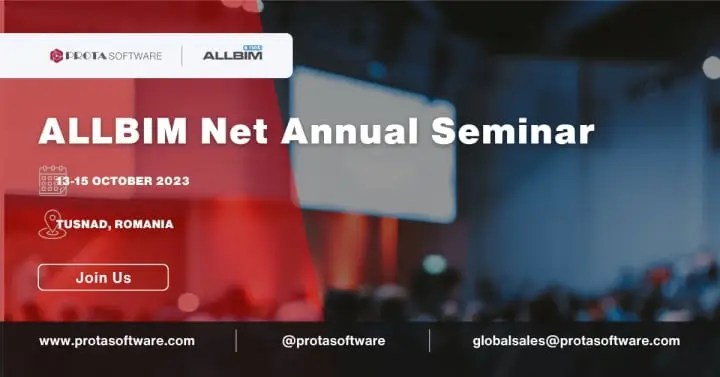Prota Software au Seminarul Anual ALLBIM NET 2023