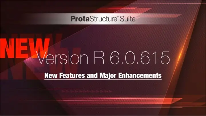 ProtaStructure Suite 2022 (v6.0.615) – nouveautés et améliorations