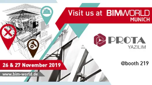 BIM World 2019 Münih’te ProtaStructure’ı Keşfedin