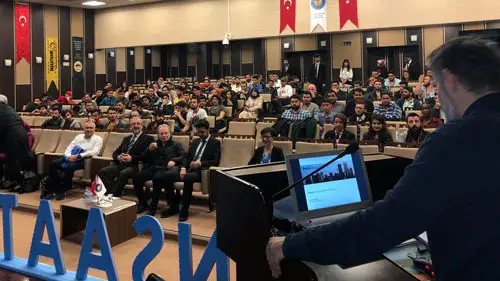 Kahramanmaraş Sütçü İmam Üniversitesi İnşaat Mühendisleri Öğrencileriyle Buluştuk
