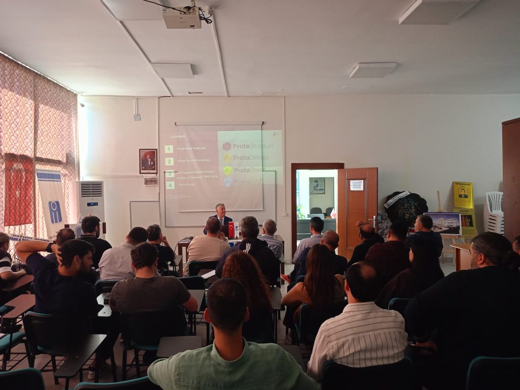 İnşaat Mühendisleri Odası Kahramanmaraş ProtaStructure etkinliği katılımcıları