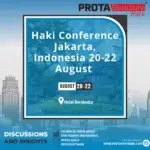 HAKI Conference Jakarta, Indonesia 20-22 August 2024 event poster by ProtaStructure