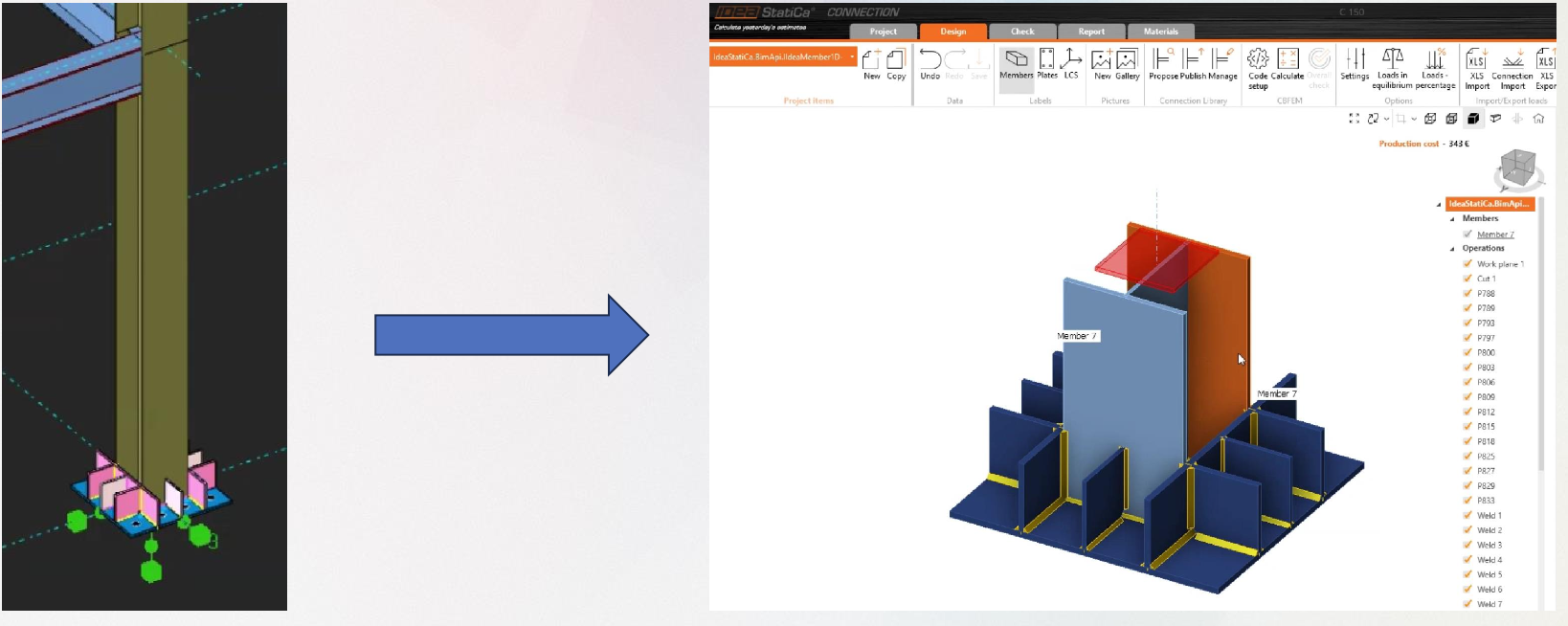 ProtaStructure 2025 - Export Connections to IdeaStatica