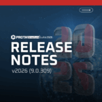 ProtaStructure 2026 Release Notes v2026 (9.0.309) announcement graphic highlighting new features for smarter structural design.