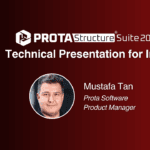 Webinar promotional graphic for ProtaStructure Suite 2026 technical presentation for India featuring a presenter portrait