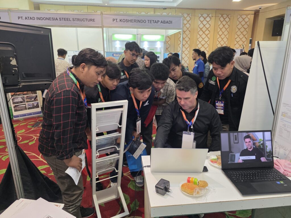 Prota Software team with Indonesian engineers at HAKI 2026 in Medan