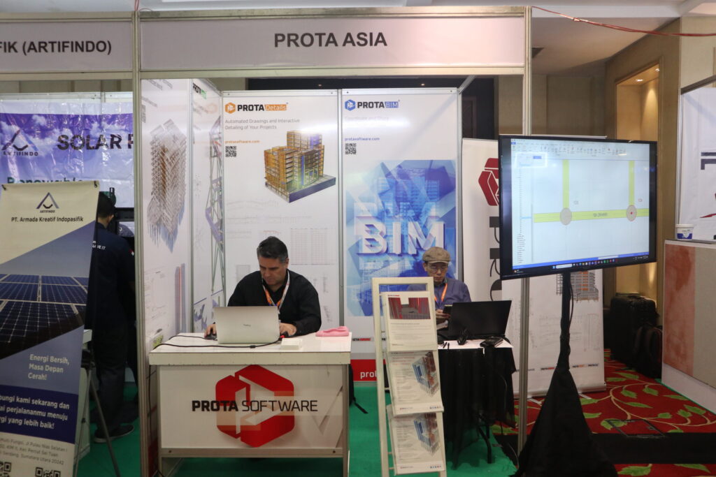 ProtaStructure booth at the HAKI 2026 event in Medan, Indonesia