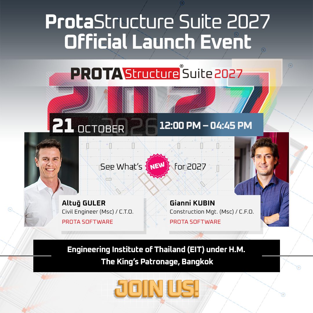 ProtaStructure 2027 Launch Event in Bangkok: Join Us on October 21